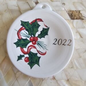 Fiesta Holiday Ornament Mini-Plate 2022 NIB